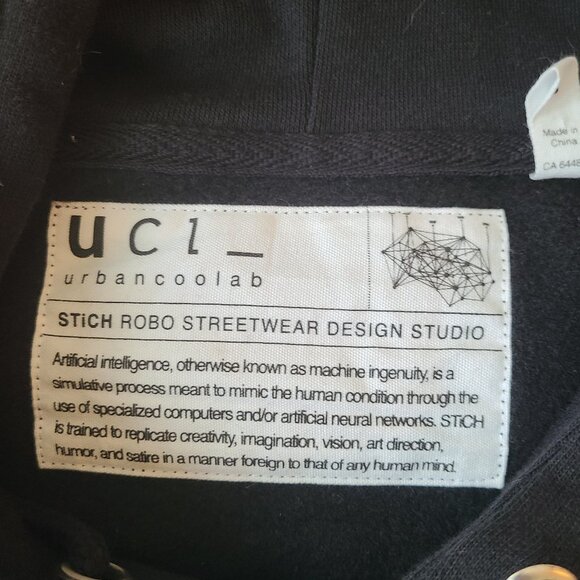 UrbanCoolab "MIND HAS NO GENDER" Unisex Hoodie - NWT - Picture 5 of 6